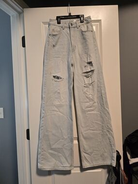 Divided Light Blue Denim Jeans Wide Leg